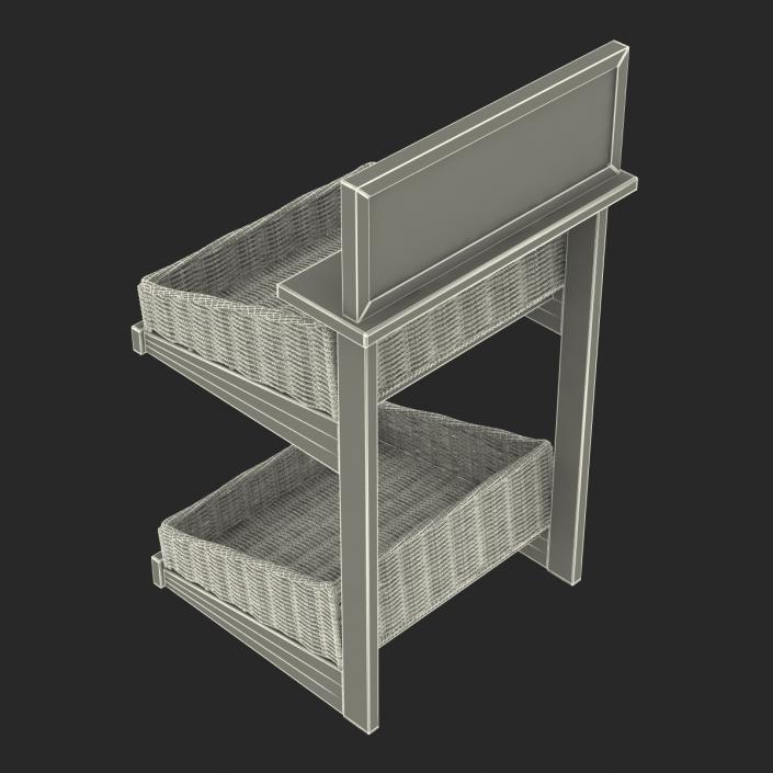 Bakery Display Shelves 5 3D model