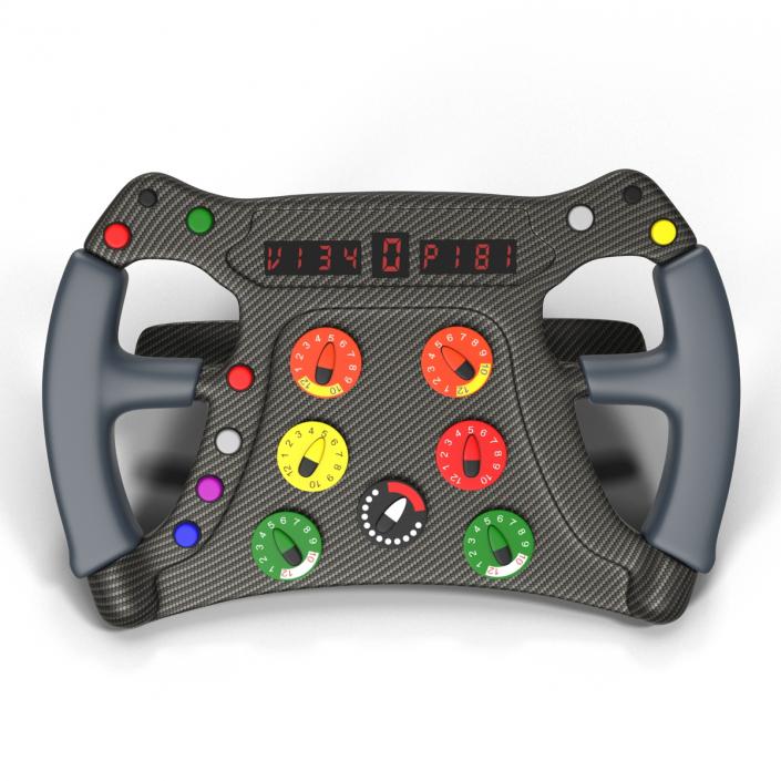 3D Formula One Steering Wheel