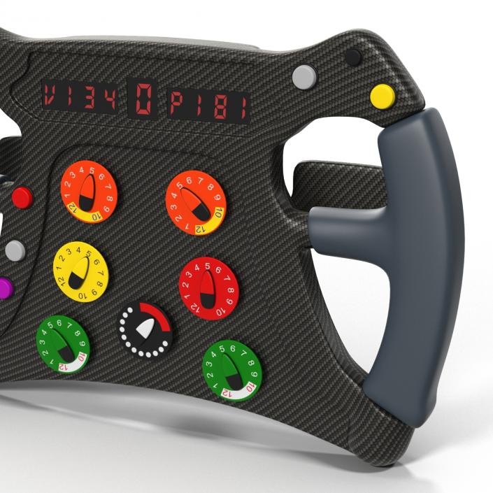 3D Formula One Steering Wheel