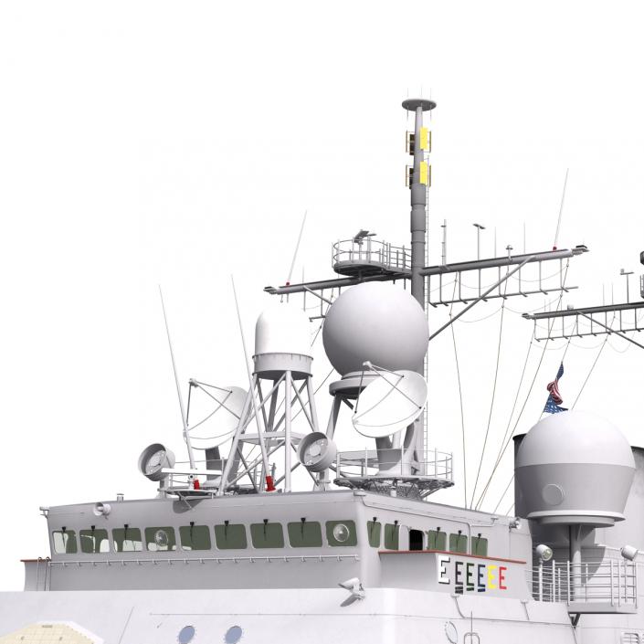 3D model Ticonderoga Class Cruiser Monterey CG-61