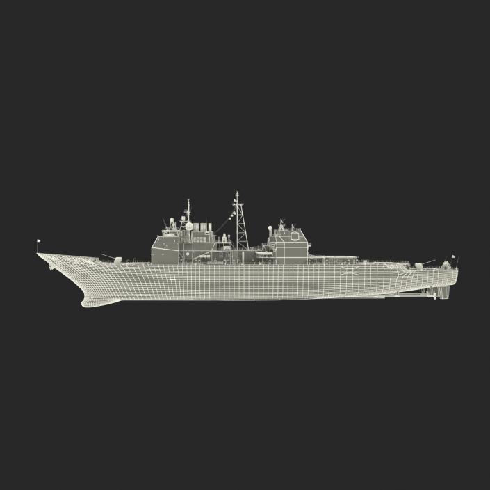 Ticonderoga Class Cruiser Leyte Gulf CG-55 3D