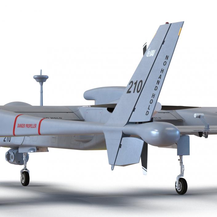 3D model IAI Eitan UAV Rigged