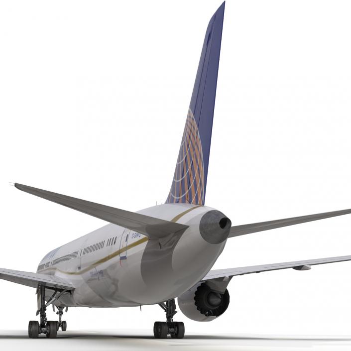 3D model Boeing 787-9 Dreamliner United