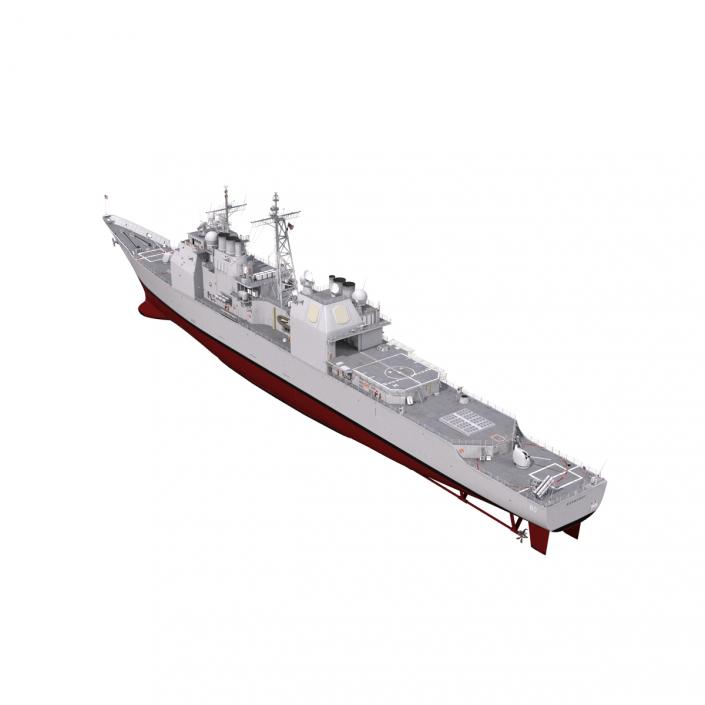 3D model Ticonderoga Class Cruiser Normandy CG-60
