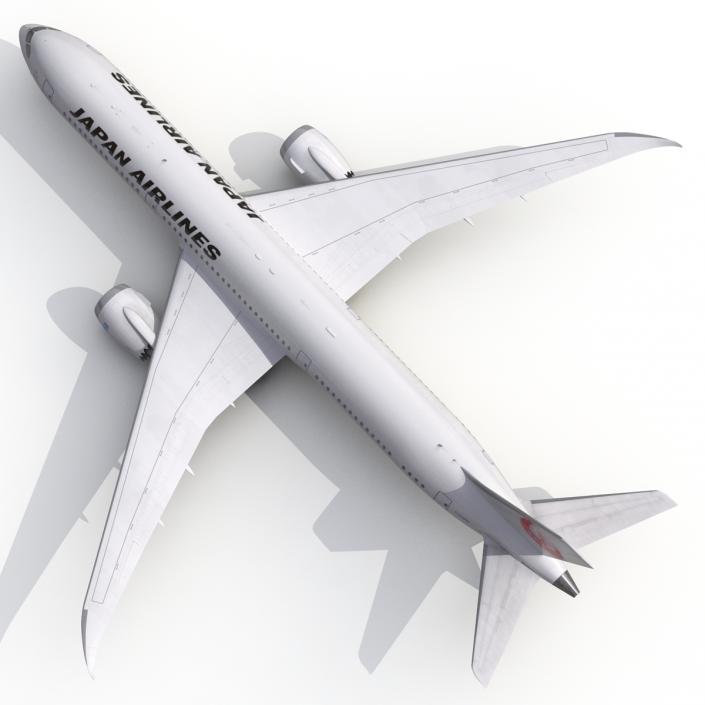 3D model Boeing 787-9 Dreamliner Japan Airlines Rigged