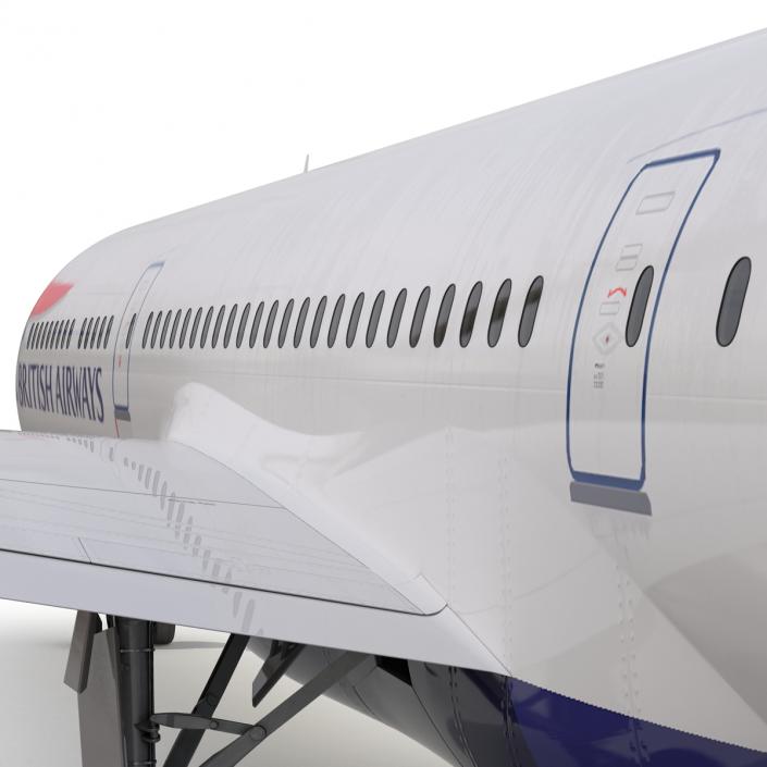 3D Boeing 787-9 Dreamliner British Airways Rigged