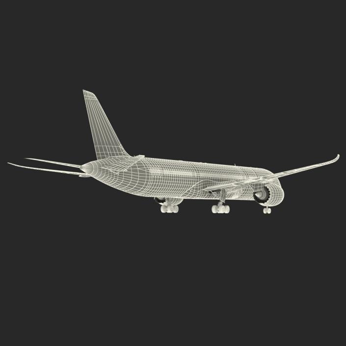 Boeing 787-9 Dreamliner All Nippon Airways Rigged 3D model