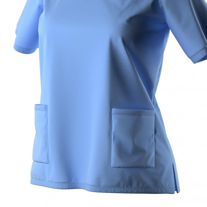 3D Female Surgeon Dress 18 model