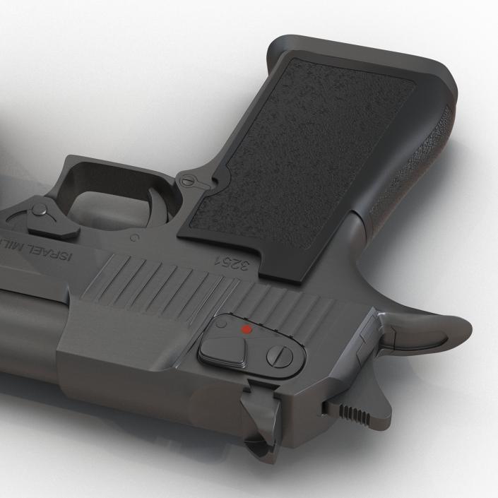 Pistol IMI Desert Eagle Black 3D model