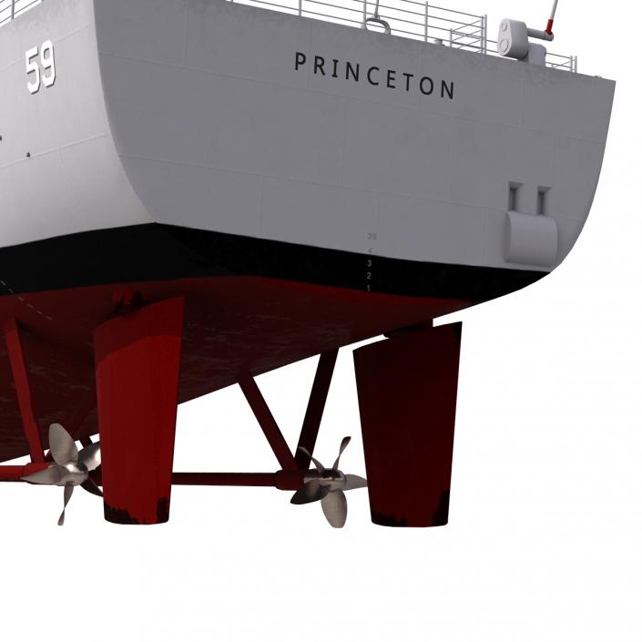 3D Ticonderoga Class Cruiser Princeton CG-59