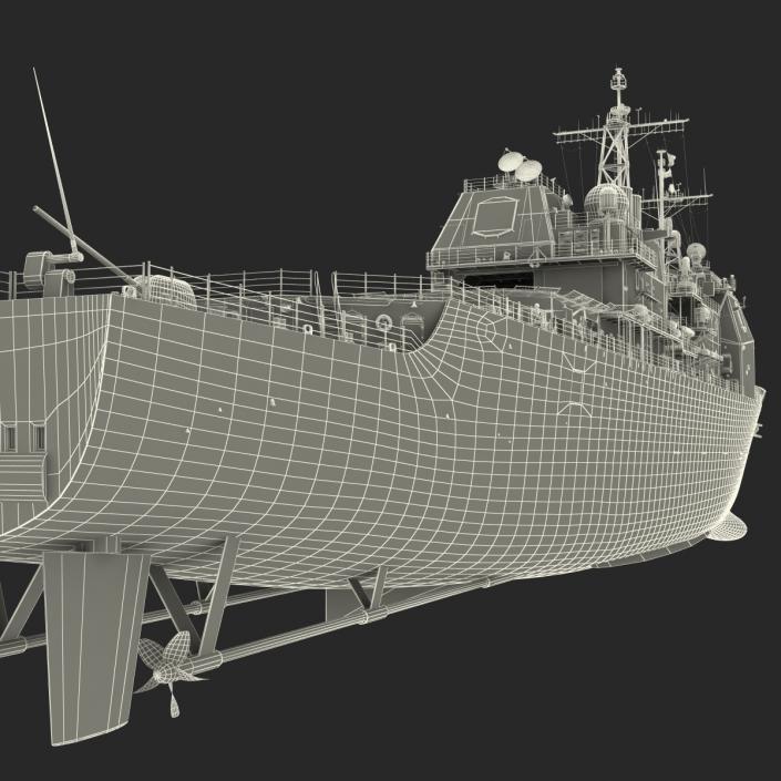 3D Ticonderoga Class Cruiser Princeton CG-59