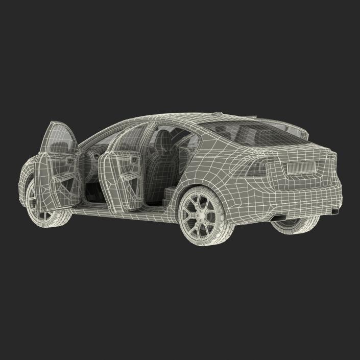 3D model Generic Sedan 3