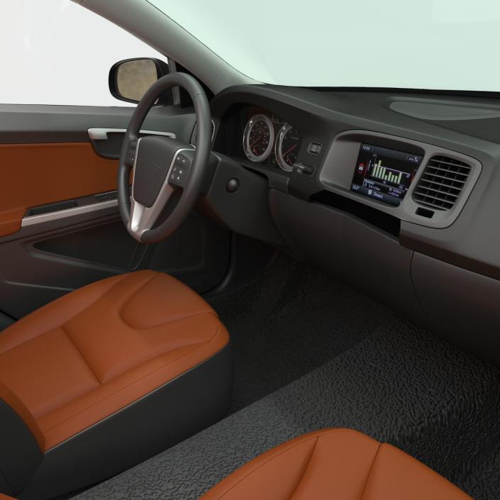 3D Generic Sedan 3 Simple Interior