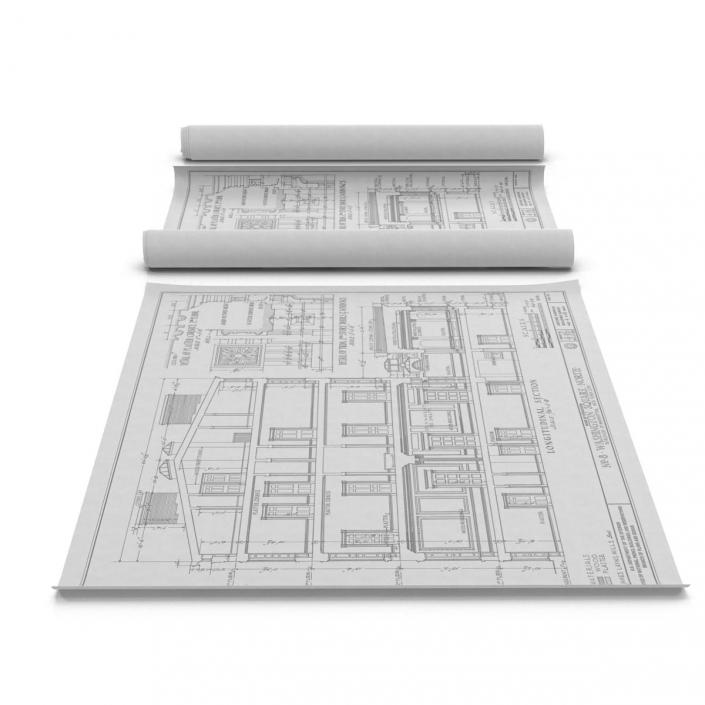 3D model House Blueprints Set