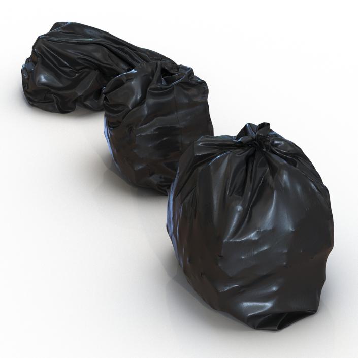 3D Garbage Bags Collection model
