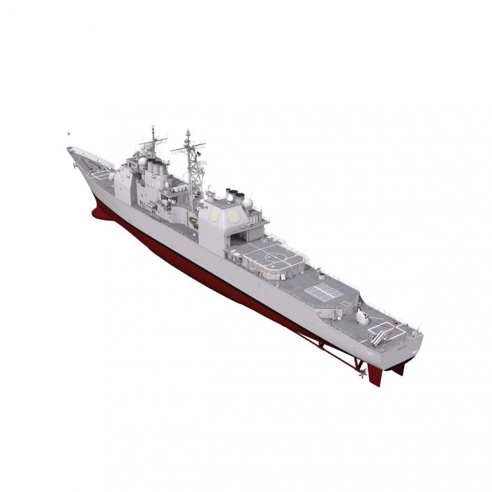 3D Ticonderoga Class Cruiser Shiloh CG-67 model