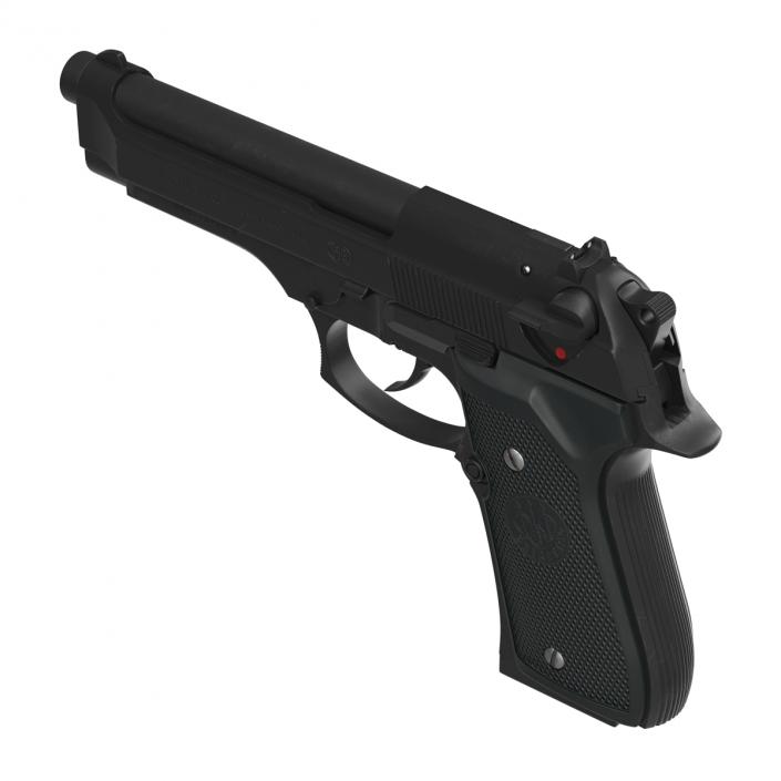 Beretta 92F Black 3D