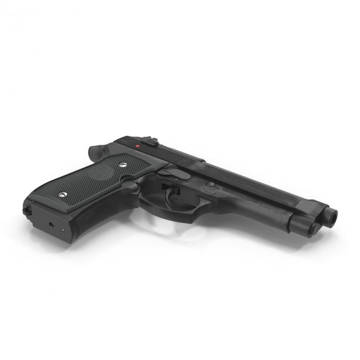 Beretta 92F Black 3D
