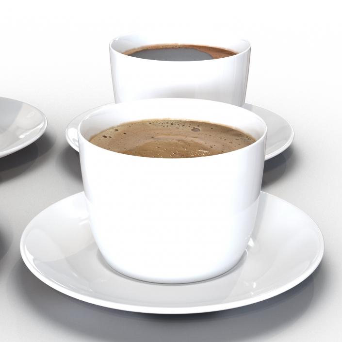 Coffee Cups Collection 3D