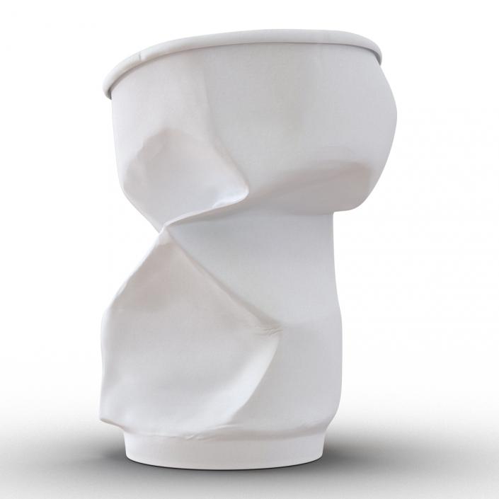 3D Crumpled Drink Cup model