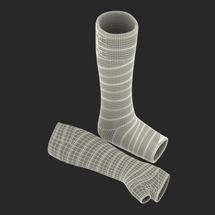 3D Orthopedic Cast Arm and Leg Set