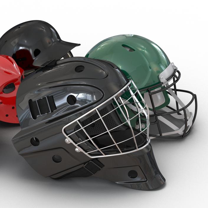 3D Sport Helmets Collection 2