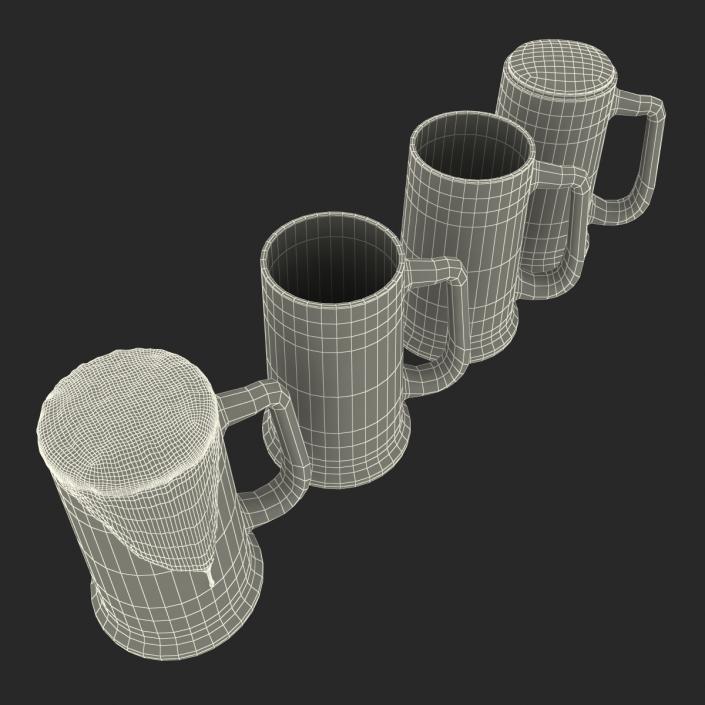 3D model Beer Mugs Collection