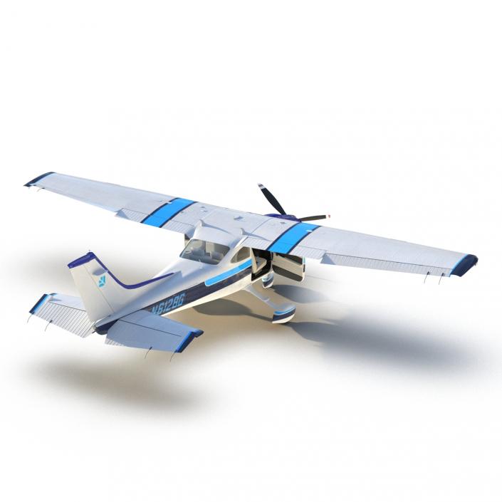 3D Cessna 182 Skylane model