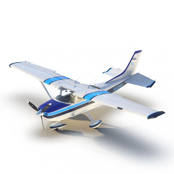 3D model Cessna 182 Skylane Rigged