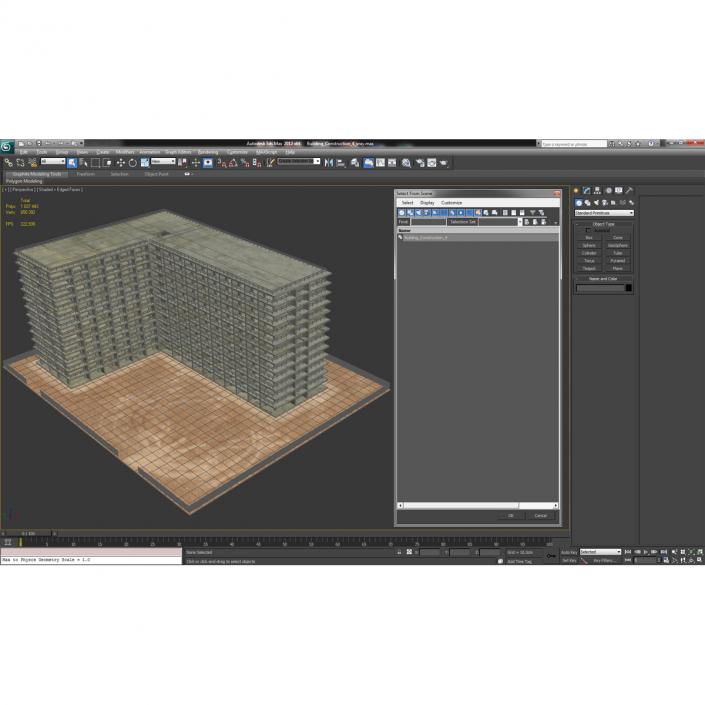 3D Building Construction 4 model