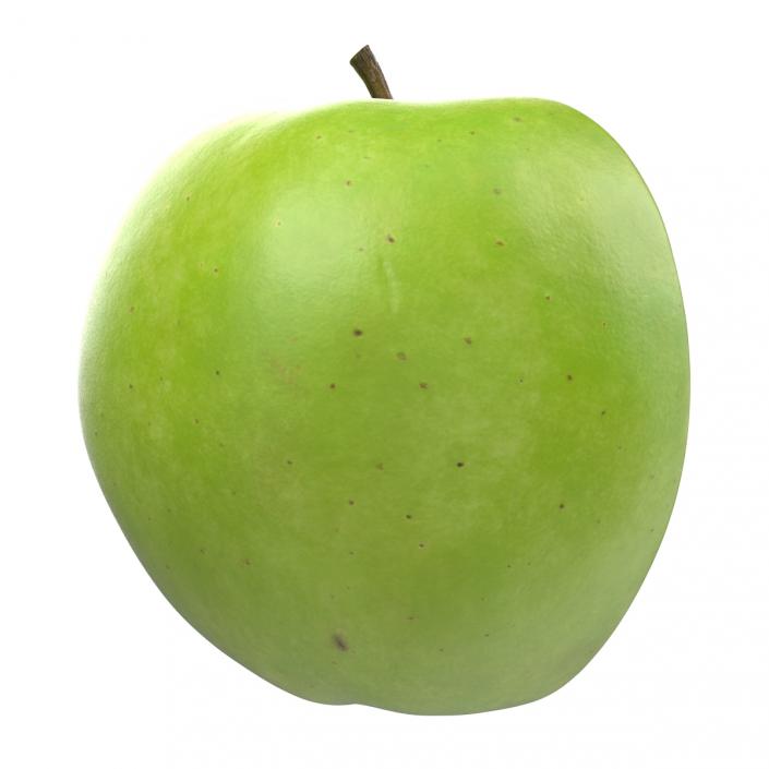 Half of Green Apple 3D model