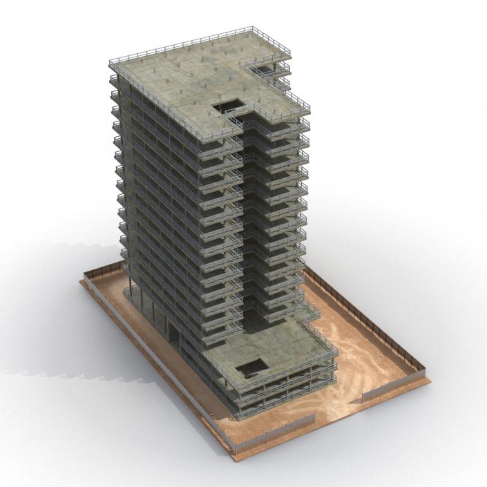 3D Building Construction 2 model