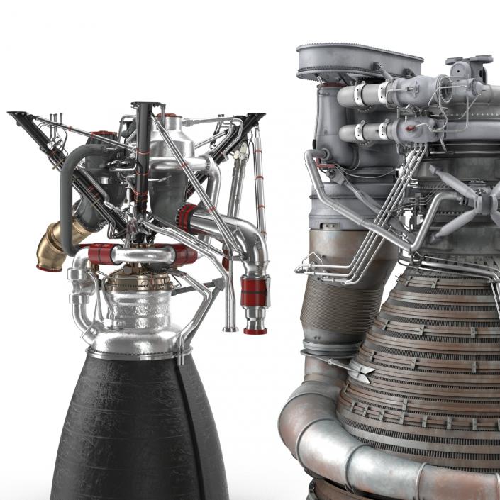 3D model Rocket Engines Collection