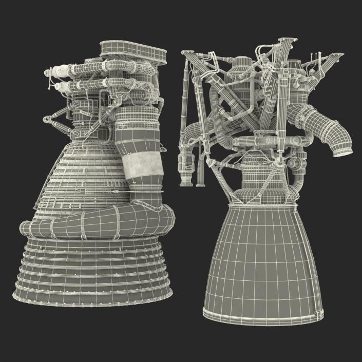 3D model Rocket Engines Collection