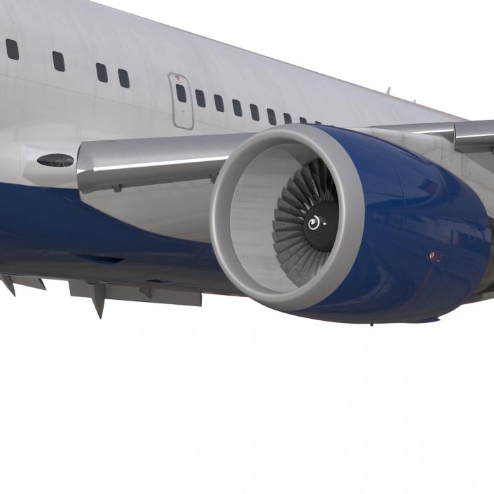 3D model Boeing 767-200 Delta Air Lines