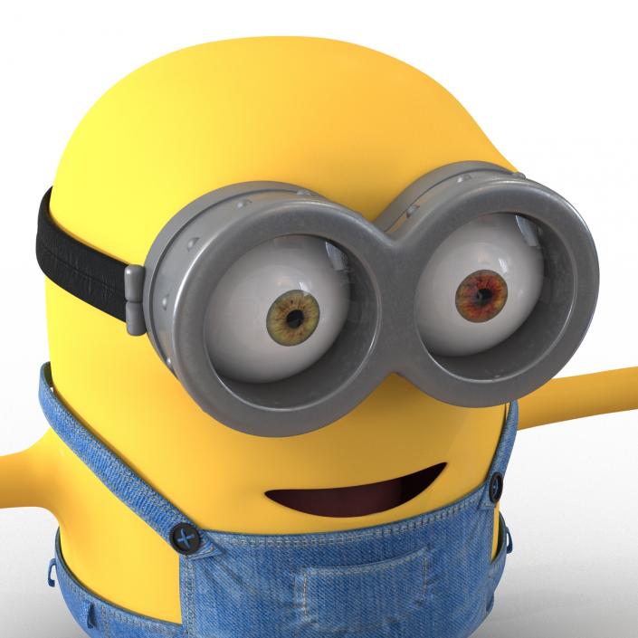 3D Short Two Eyed Minion