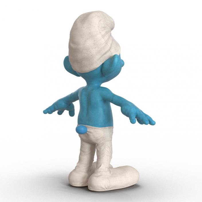 Smurf with Fur 3D model