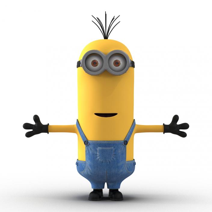 3D model Tall Two Eyed Minion