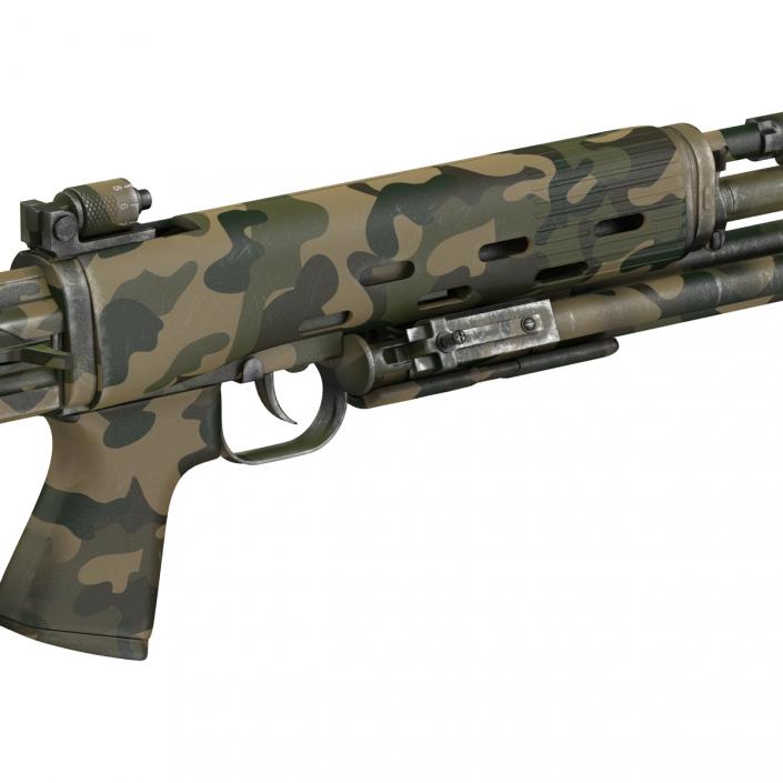 3D model Russian Sniper Rifle Dragunov SVU 2