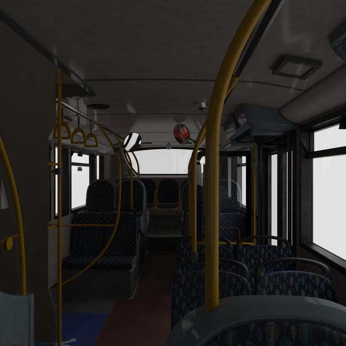 3D model London Buses Rigged Collection