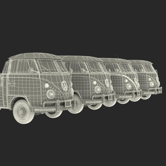 Volkswagen Type 2 Simple Interior Collection 3D model