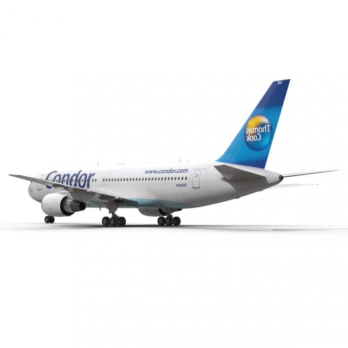 Boeing 767-200 Condor Flugdienst Rigged 3D model