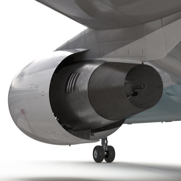 Boeing 767-200 Condor Flugdienst Rigged 3D model