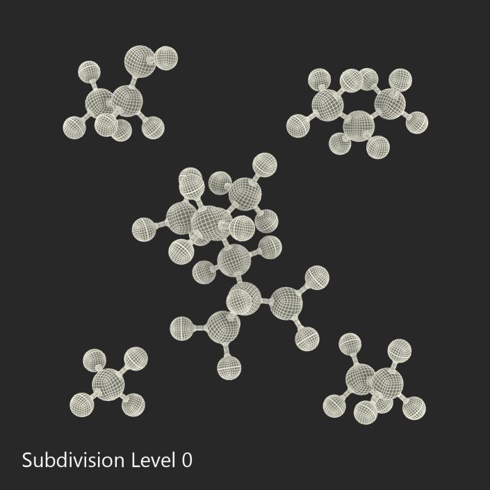 3D model Molecules Collection