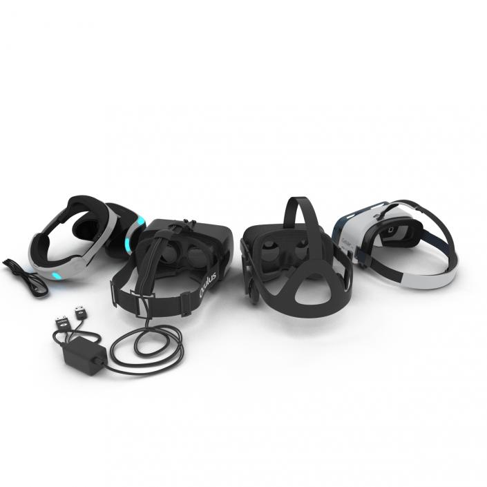 Virtual Reality Goggles Collection 3D model
