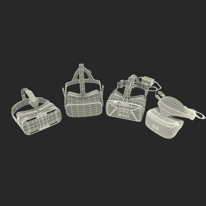 Virtual Reality Goggles Collection 3D model