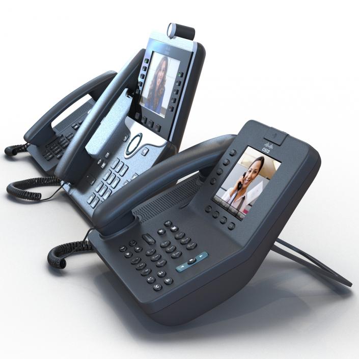 3D Cisco IP Phones Collection 2 model