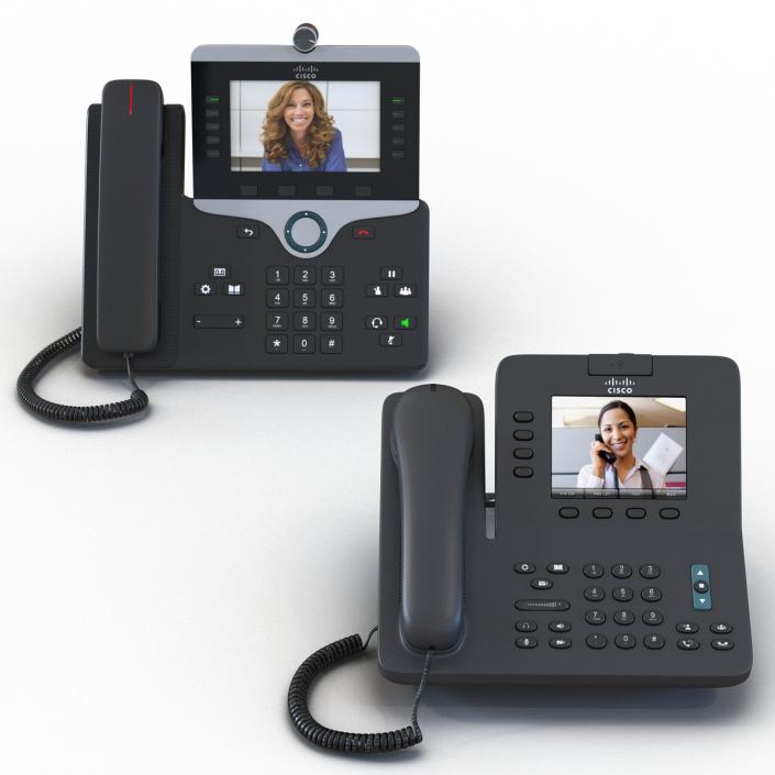3D Cisco IP Phones Collection 2 model