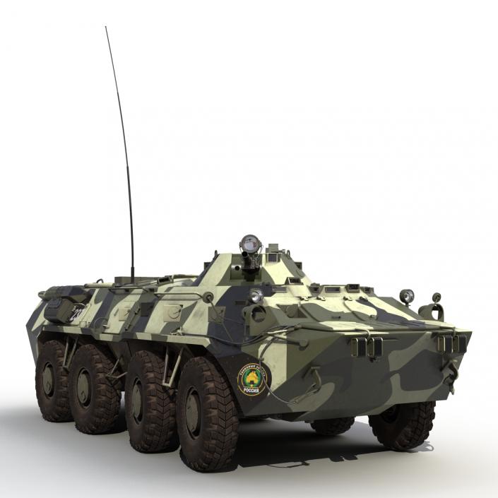 3D model BTR 80