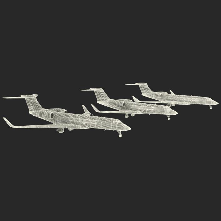 3D model Gulfstream Business Jets Collection